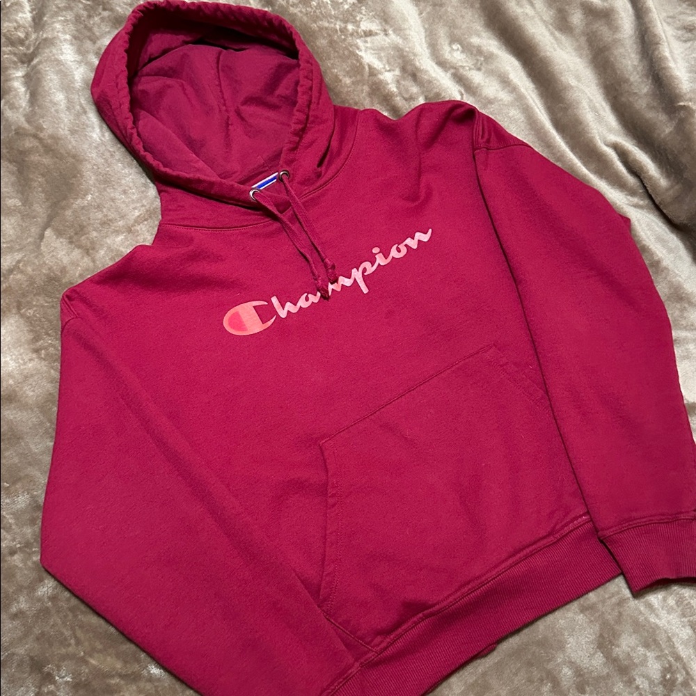 Champion Maroon Hoodie